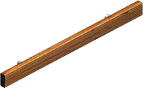 Hard Wood Bumper (2" x 4")
